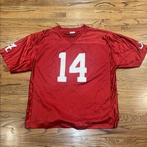 Men's Alabama Mesh Football Jersey with Number 14 size XL